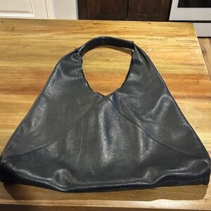 Black hobo style purse